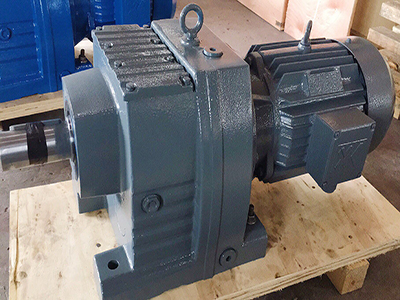 SEW R series helical gear motor