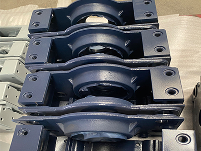 Dark Blue Demag DRS wheel block housing set