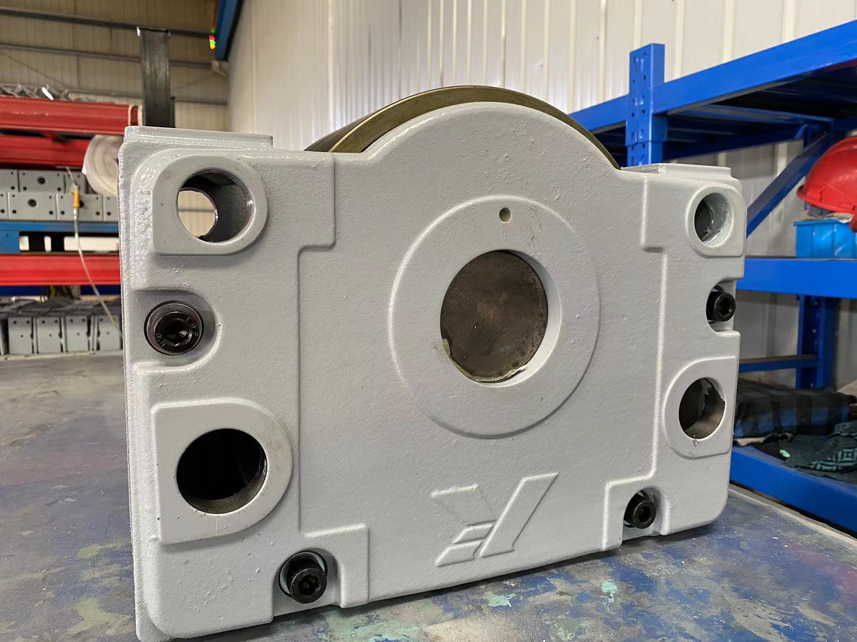 Demag Wheel Block Installation